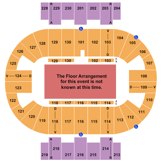 Pensacola Bay Center Monster Jam Seating Chart