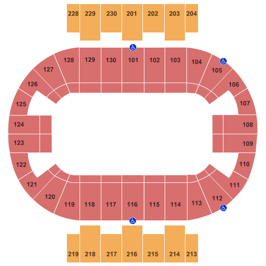 Pensacola Bay Center Monster Jam Seating Chart